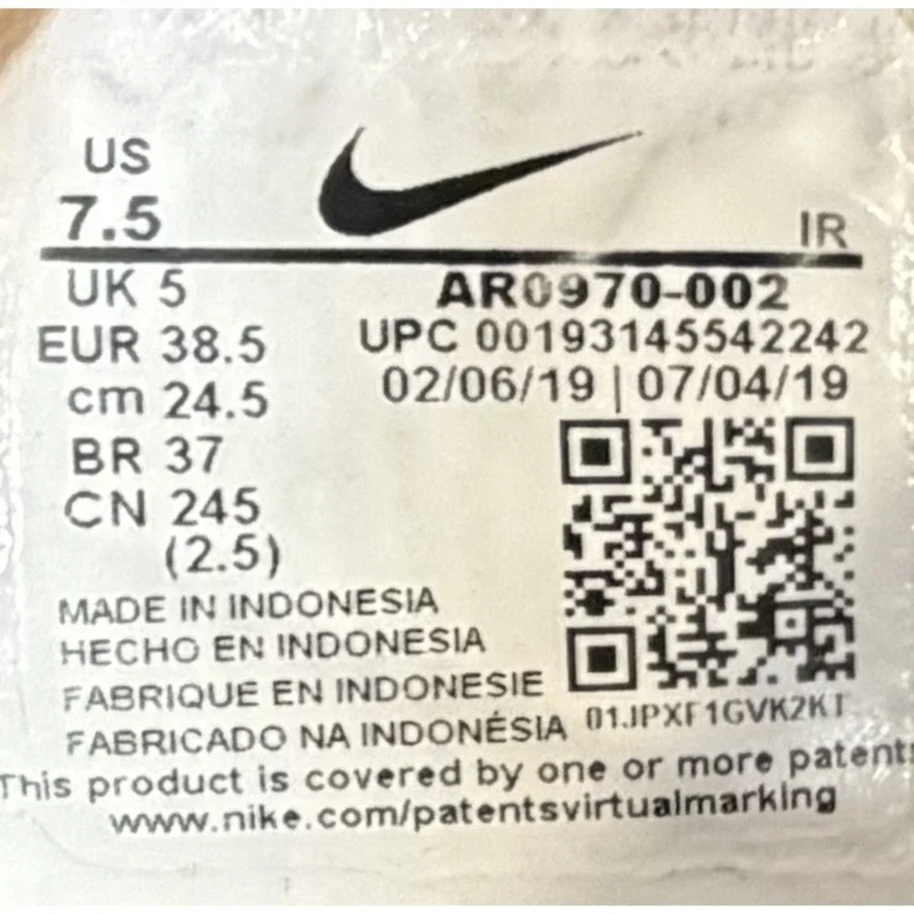 Nike Wmns Air Max Plus LX Running Womens Luxury Shoes Phantom AR0970-002 Sz 7.5